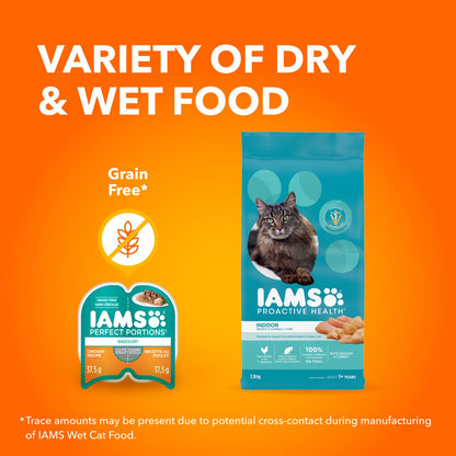 IAMS Perfect PORTIONS Adult Wet Cat Food, Chicken Flavour, 75g (24 Pack)