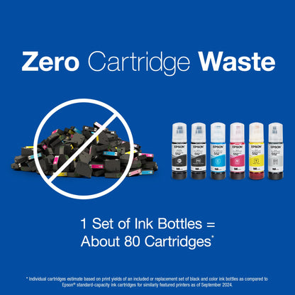 Epson 552 Genuine Pigment Black EcoTank Ink Refill Bottle T552020