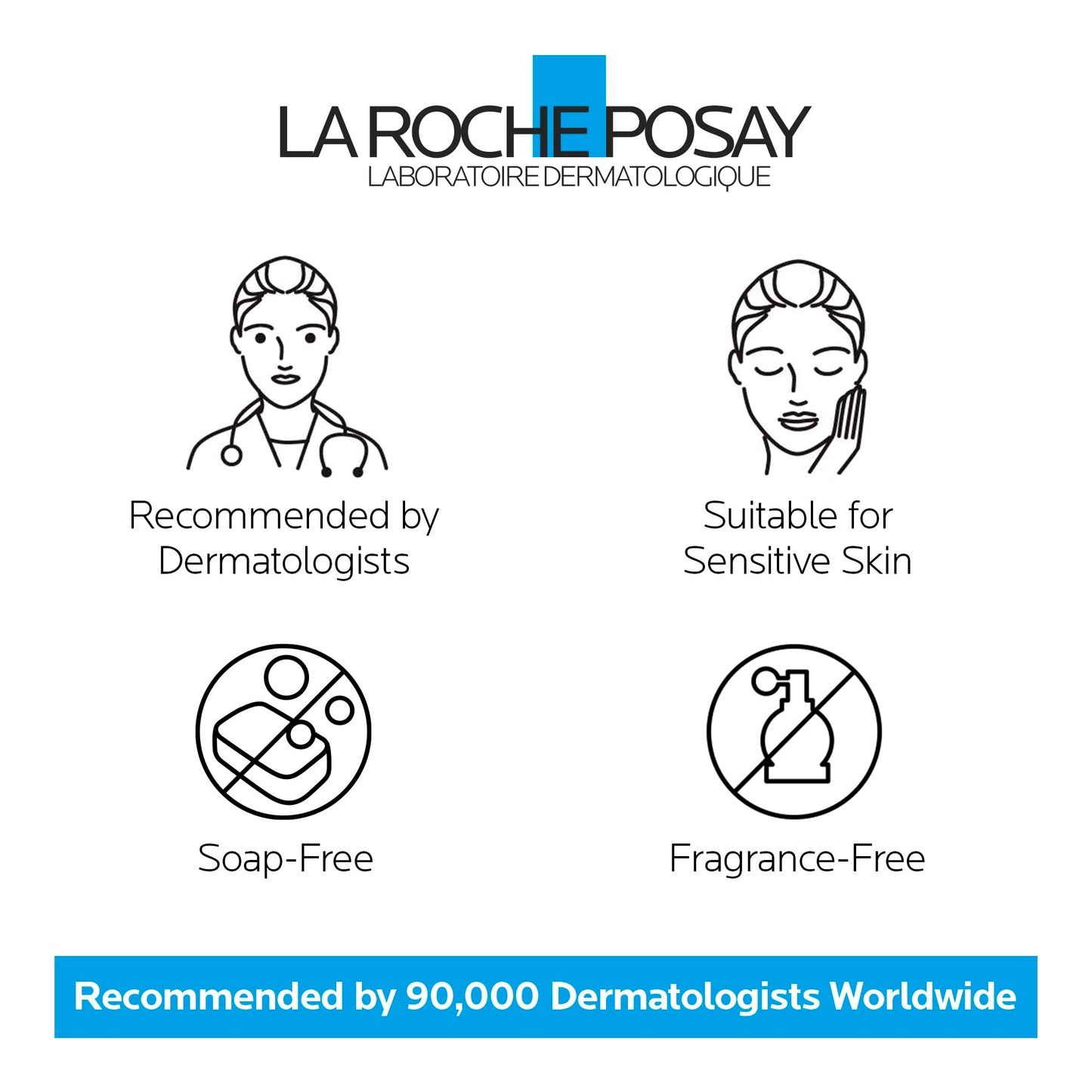 La Roche-Posay Face Cleanser, Toleriane Purifying Foaming Cream for Sensitive Skin with Glycerin, Cleanser and Makeup Remover, Fragrance Free, Preservative Free, Soap Free, Dermatologist Recommended Brand, 125 ML 🍁 All In One Marketplace Canada La Roche-Posay