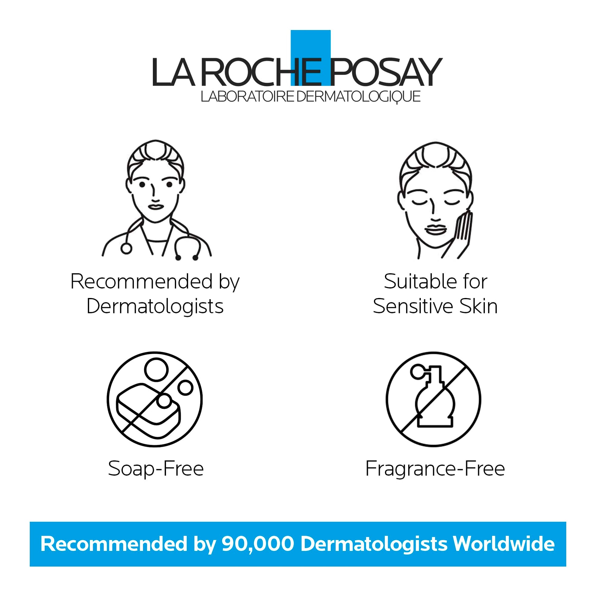 La Roche-Posay Face Cleanser, Toleriane Purifying Foaming Cream for Sensitive Skin with Glycerin, Cleanser and Makeup Remover, Fragrance Free, Preservative Free, Soap Free, Dermatologist Recommended Brand, 125 ML 🍁 All In One Marketplace Canada La Roche-Posay
