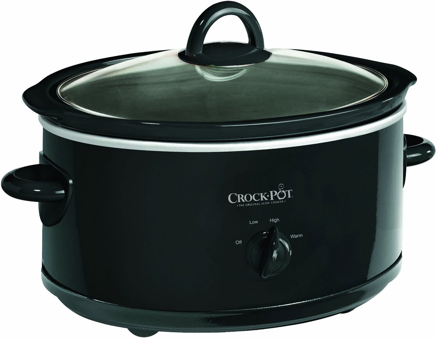 Crock-Pot Manual 7-Qt. Slow Cooker, Black - Available at All In One Marketplace Canada
