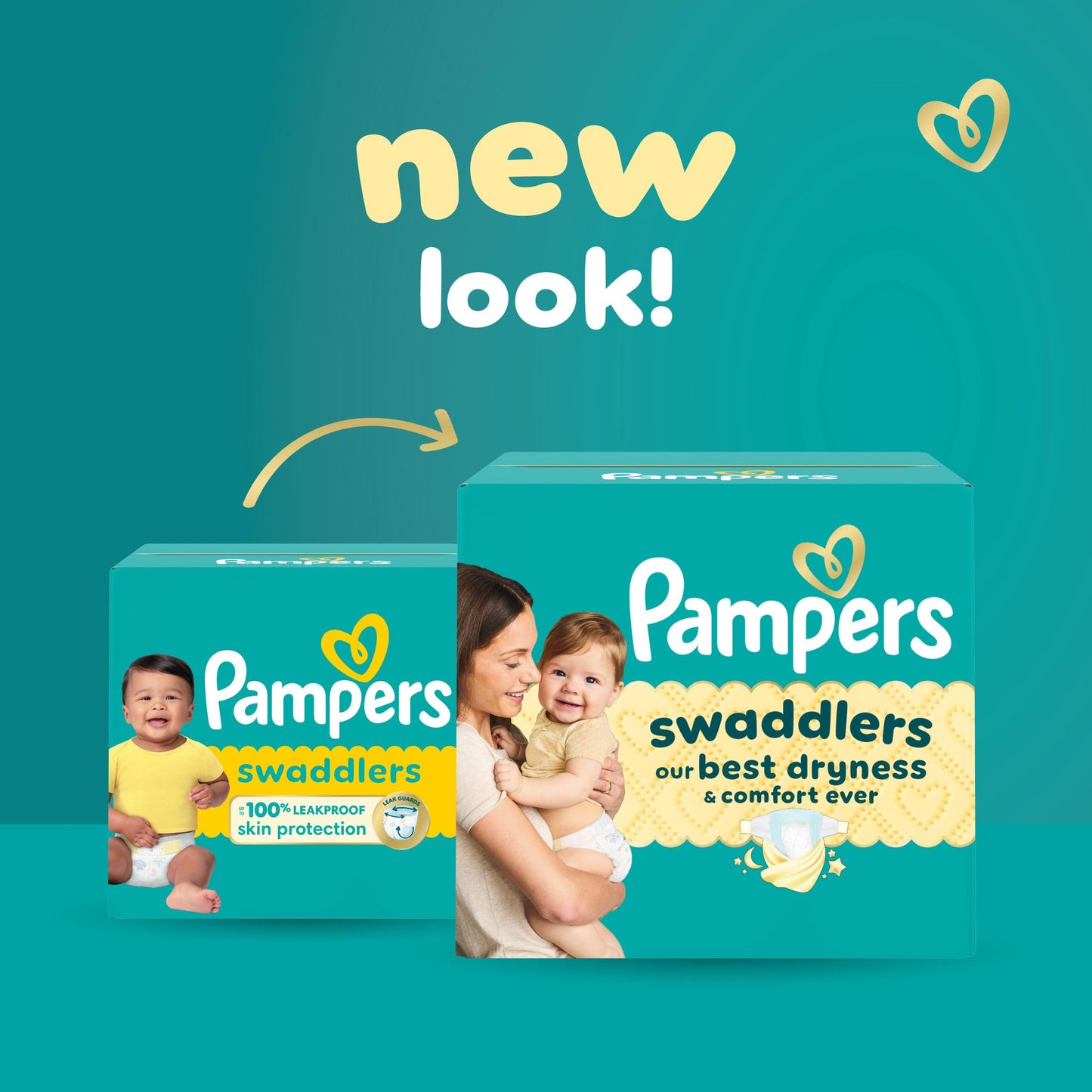 Pampers Swaddlers Diapers, Size 2 (10-22 lbs), 84 Count, Absorbent, Keeps Baby Dry and Comfortable, Skin Safe Disposable Baby Diaper
