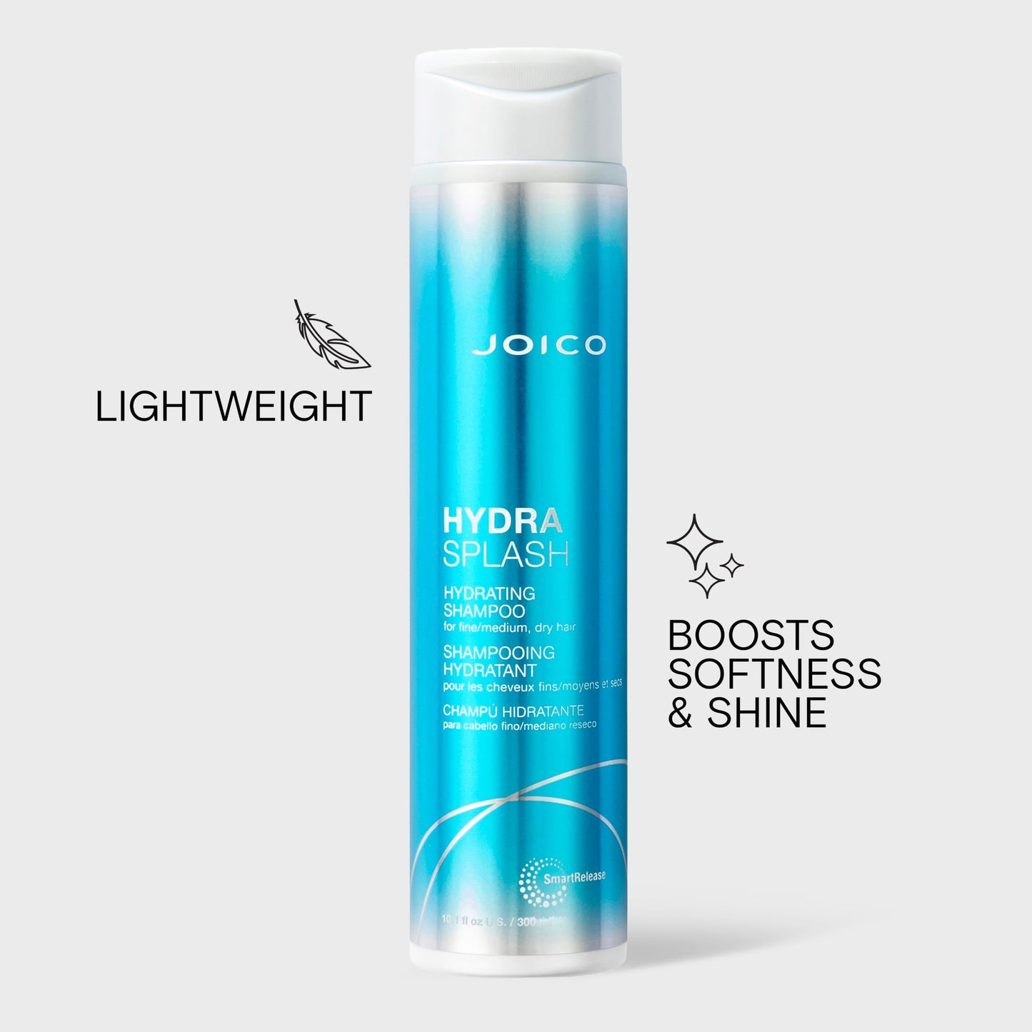 Joico HydraSplash Hydrating Shampoo or Conditioner for Fine to Medium Hair, Moisturizing Dry Damaged Hair with Keratin and Coconut Oil - Available at All In One Marketplace Canada
