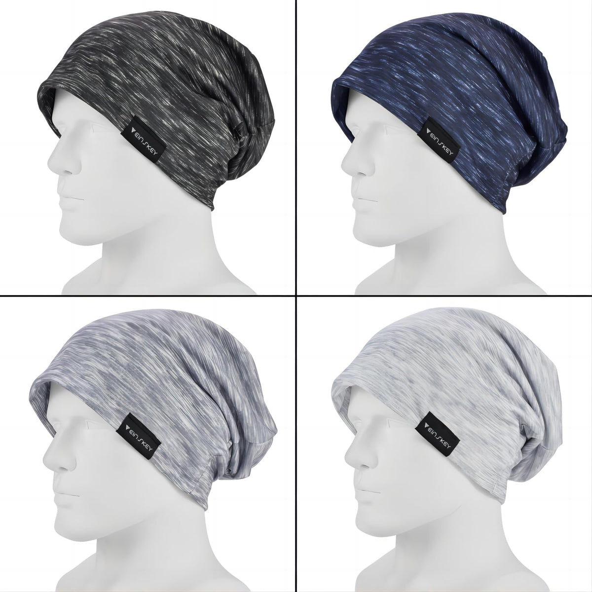 EINSKEY Slouchy Beanie for Men Women, Cotton Multipurpose Daily Headwear 🍁 All In One Marketplace Canada