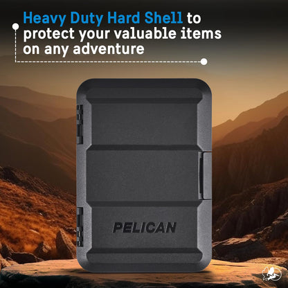 Pelican MagSafe Wallet for iPhone - Slim Magnetic Phone Wallet - Black