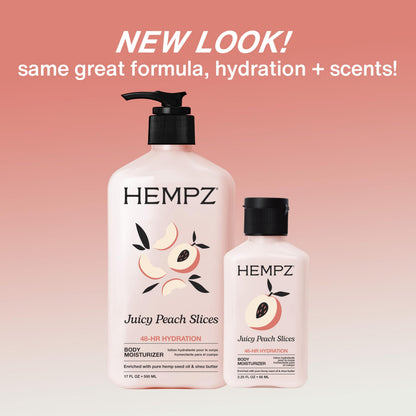Hempz Juicy Peach Lotion, Hydrating Body Moisturizer, juicy fruit, 17 fl.oz. - Available at All In One Marketplace Canada