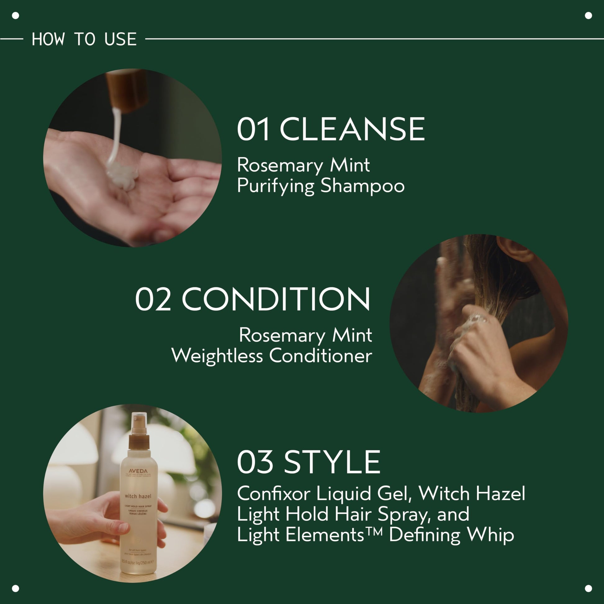 Aveda Rosemary Mint Weightless Conditioner | Lightweight Daily Conditioner | Adds Body & Shine| for Normal to Oily Hair, Fine to Medium Hair Types | Colour Safe | 97% Naturally Derived*, 1000ml Aveda