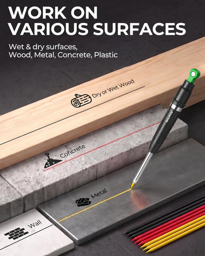 Nicpro CP5000 Carpenter Pencils Magnetic Armored for Father's HoliDay Gifts 🍁 All In One Marketplace Canada