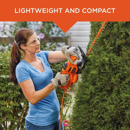 BLACK+DECKER Electric Hedge Trimmer, 17-Inch (BEHT150)