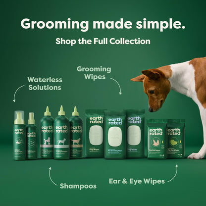 Earth Rated (A Canadian Company), 3-in-1 Detangling Dog Shampoo and Conditioner, Deodorizing Oatmeal Shampoos for Dogs and Puppies, Great for Smelly Pets, White Tea and Basil Scent, 473 ml