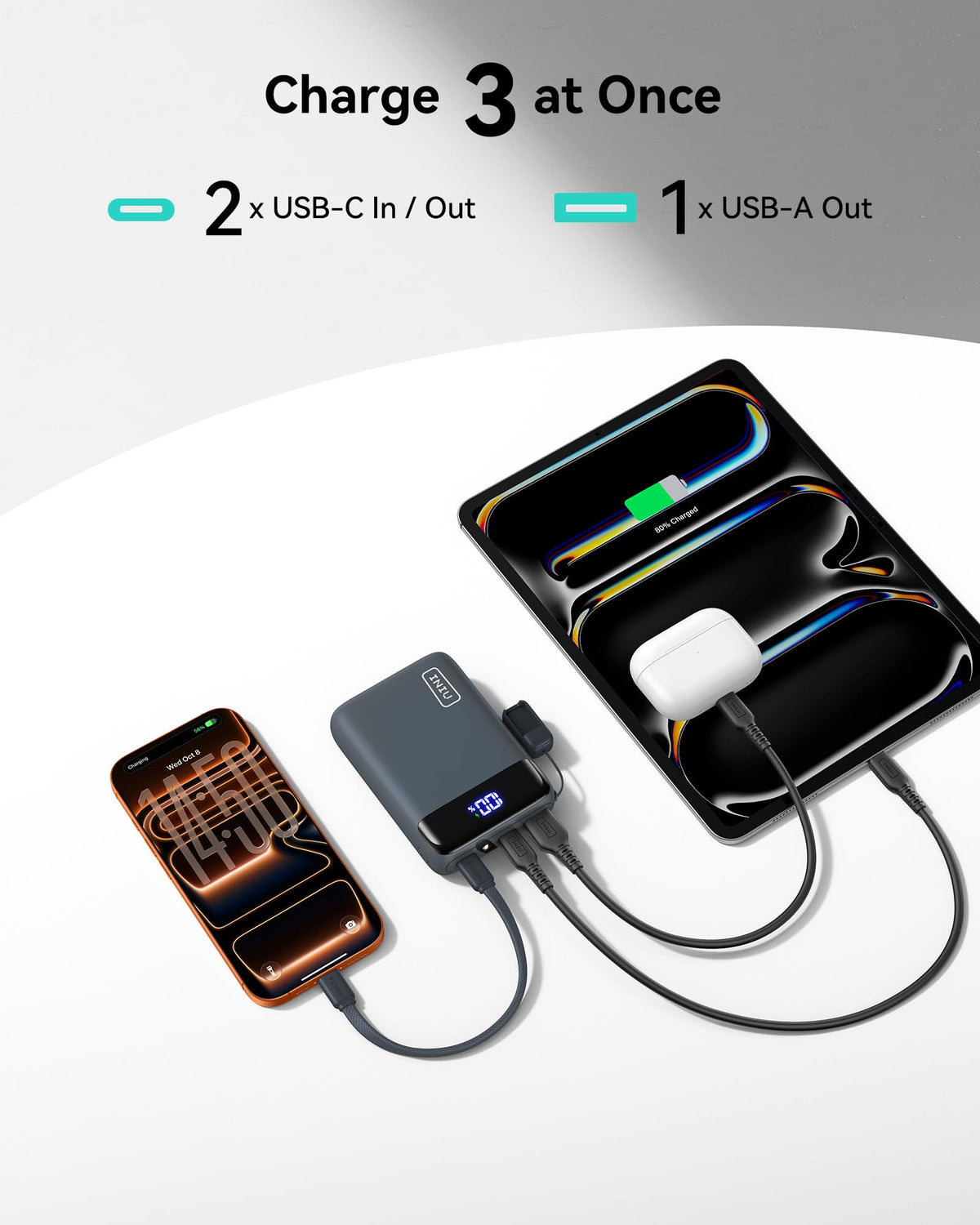 INIU Power Bank, Smallest 20000mAh 22.5W Fast Charging Portable Charger