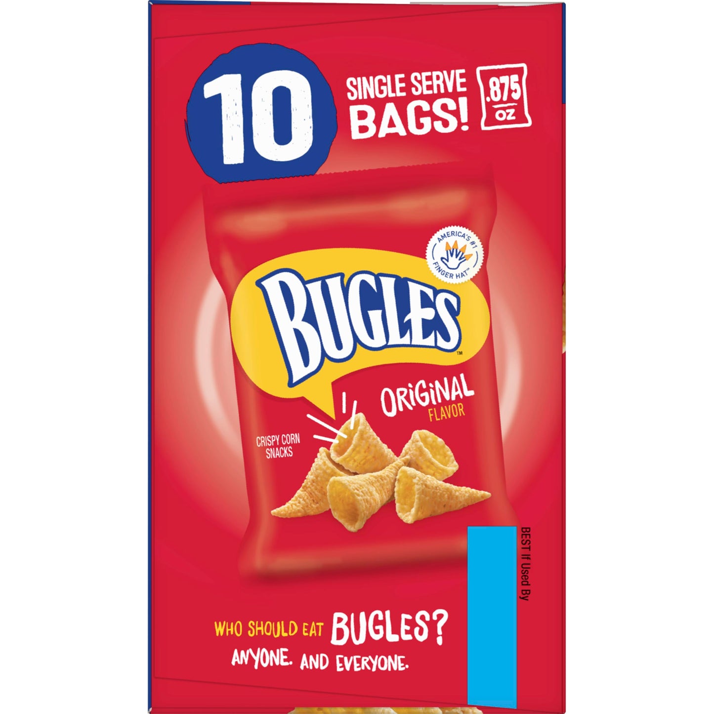 Bugles Original Flavor Crispy Corn Snacks - 8.75 oz Bag (10-Pack)