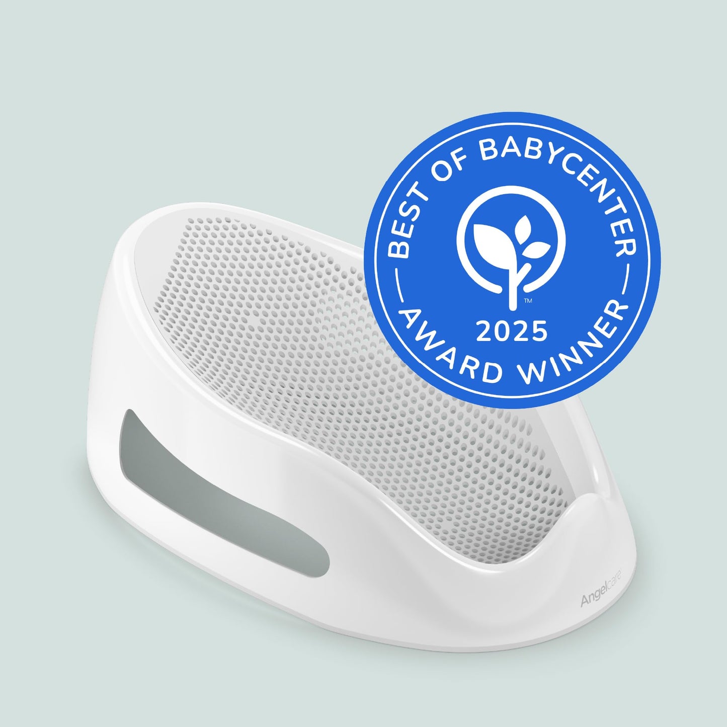 Angelcare Baby Bath Support, Grey, for Babies Less Than 6 Months of Age, Made in Canada
