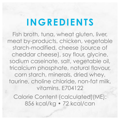 Fancy Feast Delights with Cheddar Wet Cat Food, Grilled Tuna & Cheddar Cheese Feast - 85 g Can (24 Pack) Fancy Feast