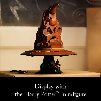 LEGO Harry Potter Talking Sorting Hat W/ 31 Voices - Harry Potter Building Set - Gift Idea for Adults, Women & Men, 18+ - 76429 LEGO