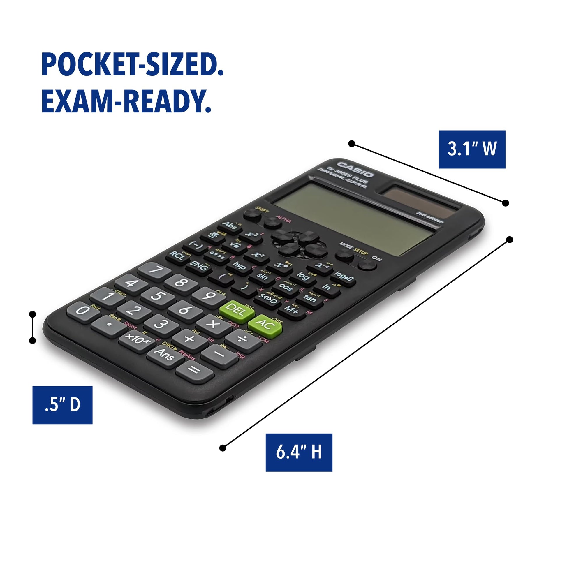 Casio FX-300ESPLUS2 with Authenticity verification (FX-300ESPLS2-S-CT)