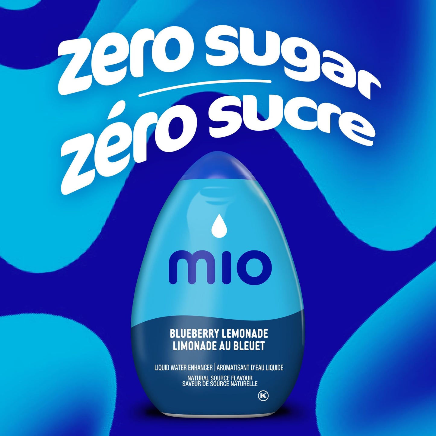 mio Blueberry Lemonade Liquid Water Enhancer, 48 mL Bottle (Pack of 12)
