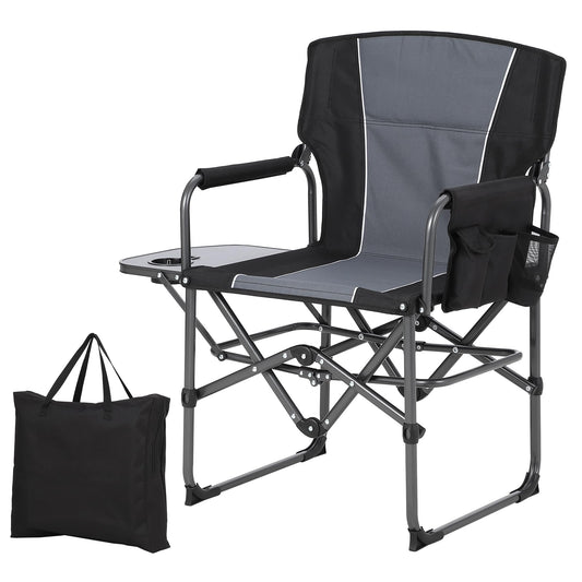 Oversized Heavy Duty Folding Camping Director Chair for Adults IDEALHOUSE