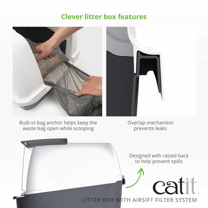 Catit Airsift Litter Pan, Regular