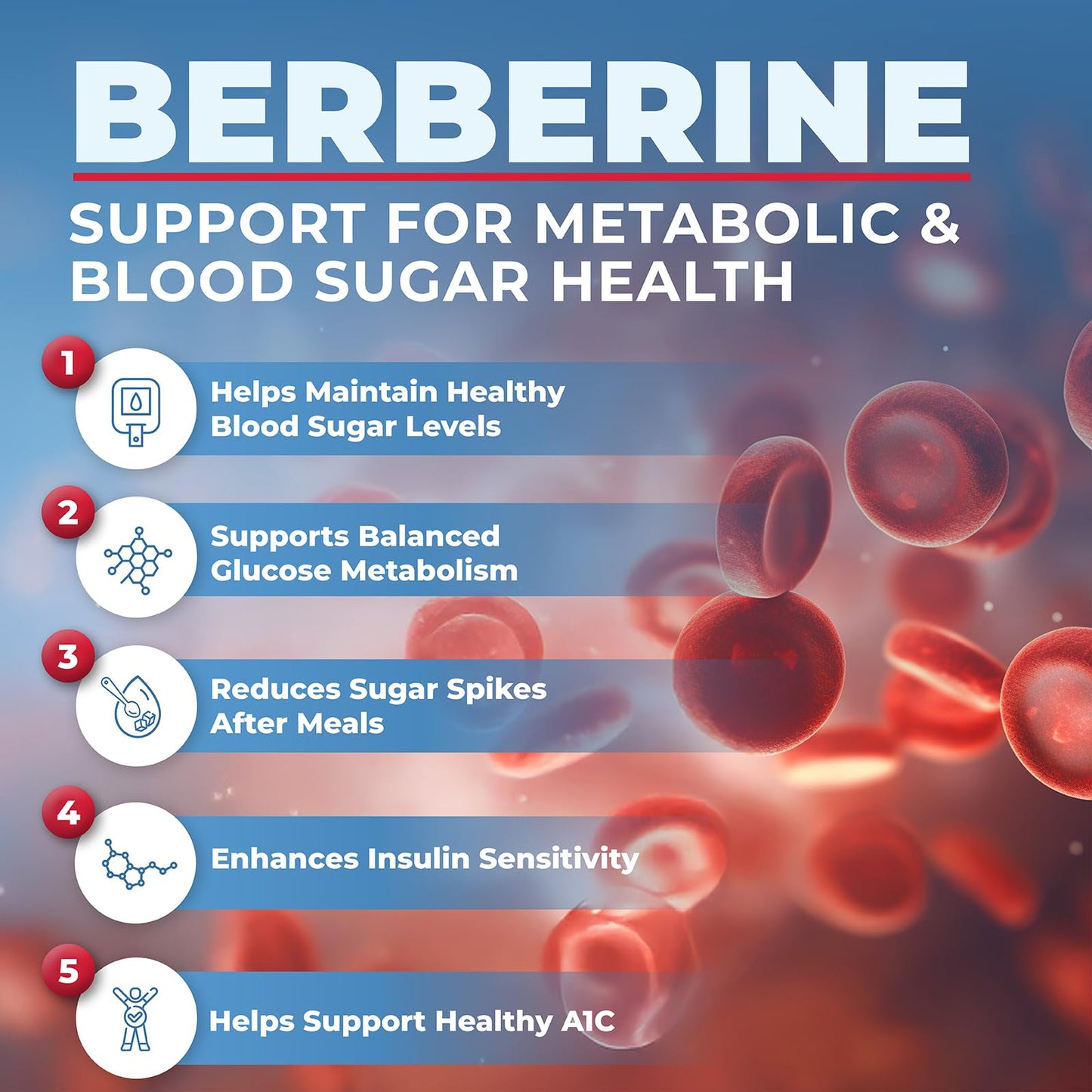 Berberine Supplement HCL 1000mg (2 x 500mg Vegan Capsules) | High Potency Berberine Supports Glucose, Fat Metabolism & Heart Health | Third Party Tested for Potency & Purity | Canadian Made, Quality Assured - Available at All In One Marketplace Canada