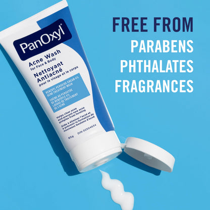 PanOxyl Acne Wash, 4% Benzoyl Peroxide, For Face & Body, 85g, Pack of 2 🍁 All In One Marketplace Canada