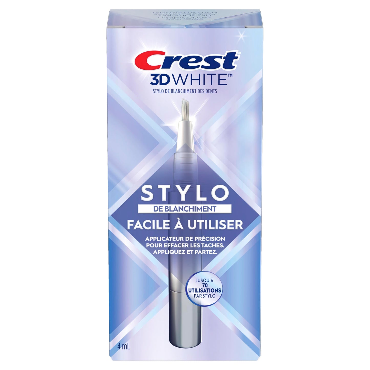 Crest 3D White Easy-To-Use Whitening Pen, 1 Teeth Whitening Pen Crest