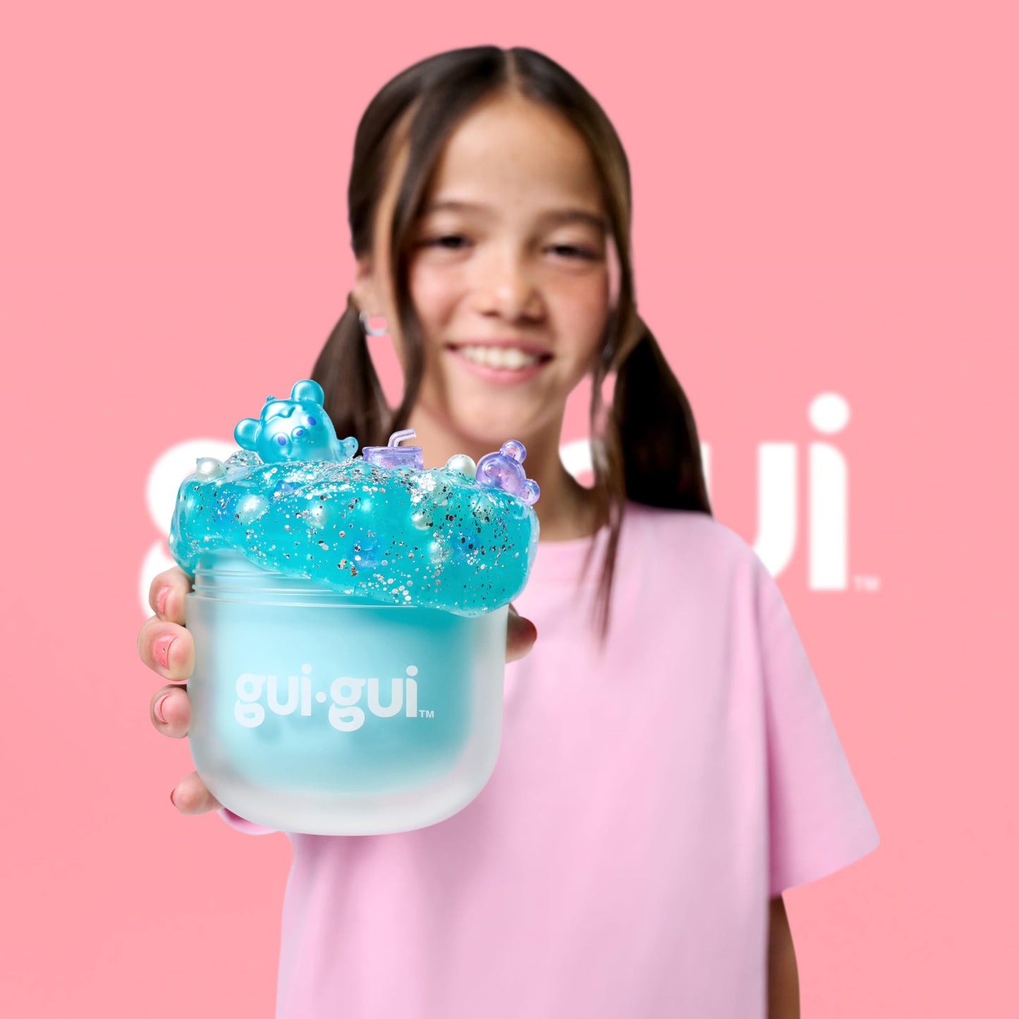 GUI GUI Shimmer Deluxe Duo Pack, with 2 Iridescent Slimes, Pearl Bead Booster and 2 Glow-up and Finishing-Touch Sachets, Level Up Your Slimes with a Major Glow-up 🍁 All In One Marketplace Canada