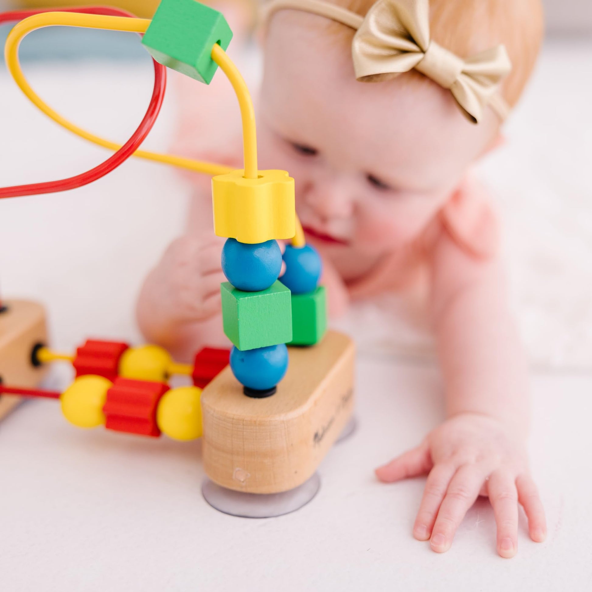 Melissa & Doug First Bead Maze Wooden Educational Baby Toy Melissa & Doug