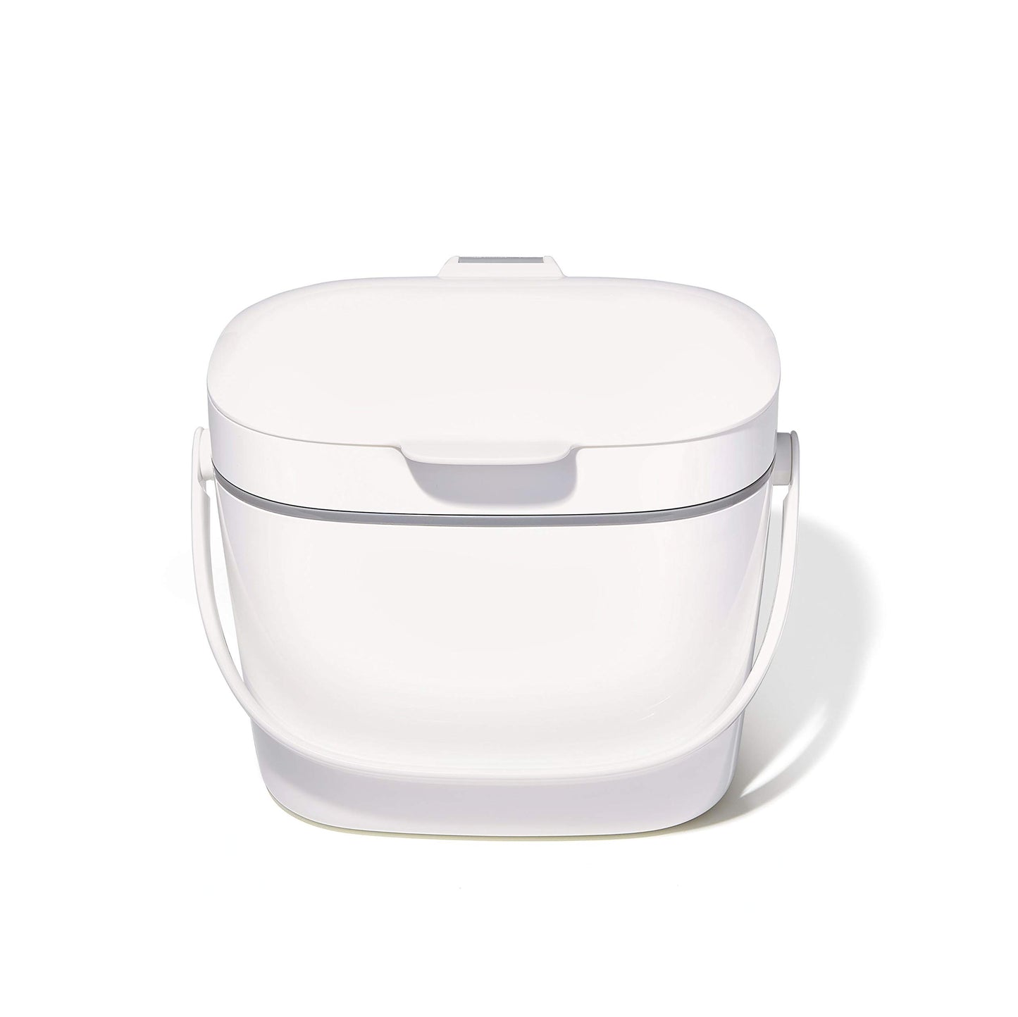 NEW OXO Good Grips Easy-Clean Compost Bin, White, 1.75 GAL/6.62 L OXO