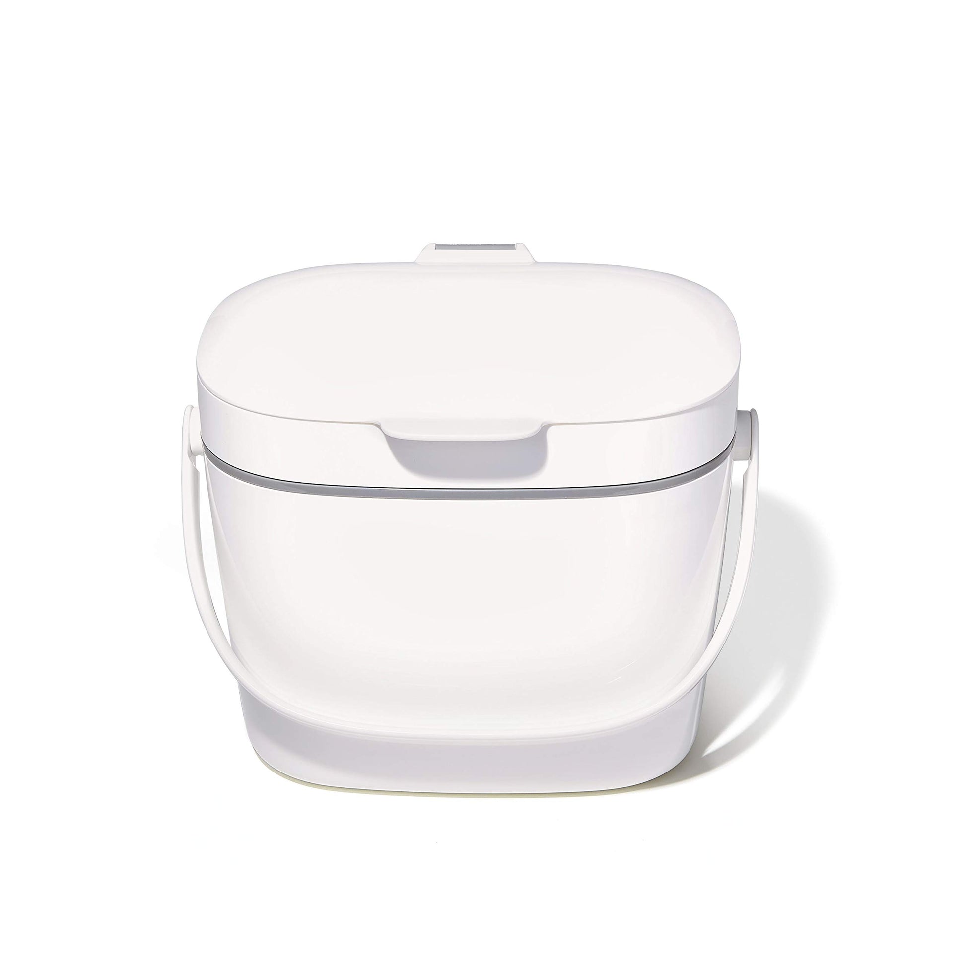 NEW OXO Good Grips Easy-Clean Compost Bin, White, 1.75 GAL/6.62 L OXO