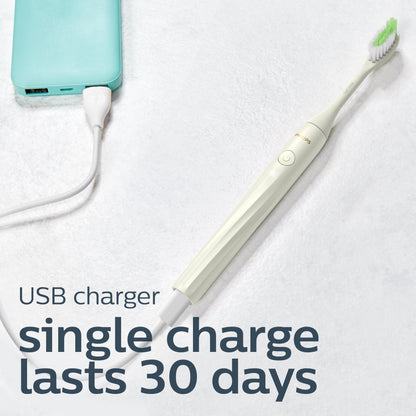 Philips One by Sonicare Rechargeable Toothbrush, 1 Brush Head, White Philips Sonicare