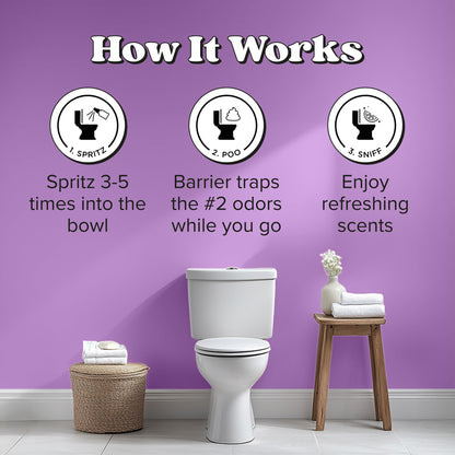 Poo~Pourri Spring On-The-Go Before-You-Go Toilet Spray 30ml Travel Essentials Variety 3 Pack - Bathroom Odor Removers - Travel Size Toiletries - Plant Based Ingredients - Freshener Spray