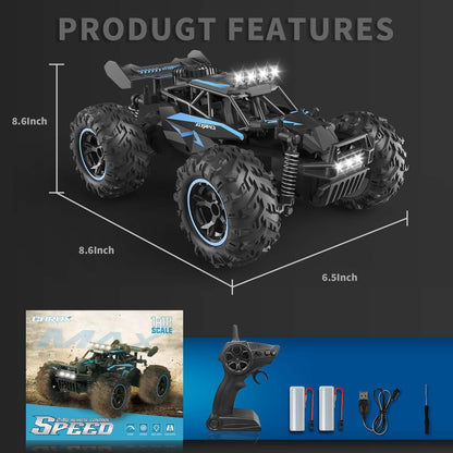 Carox 1:18 RC Car with 2 Batteries 25KM/H Remote Control Car for Kids 🍁 All In One Marketplace Canada
