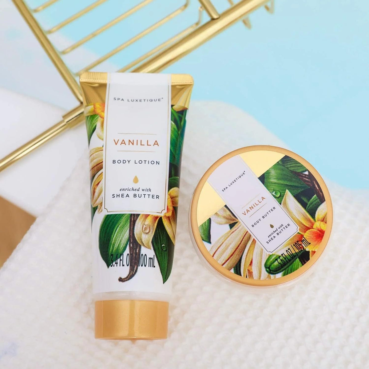 Birthday Gifts for Women Spa Luxetique 8Pcs Gift Basket Vanilla Bath Set 🍁 All In One Marketplace Canada