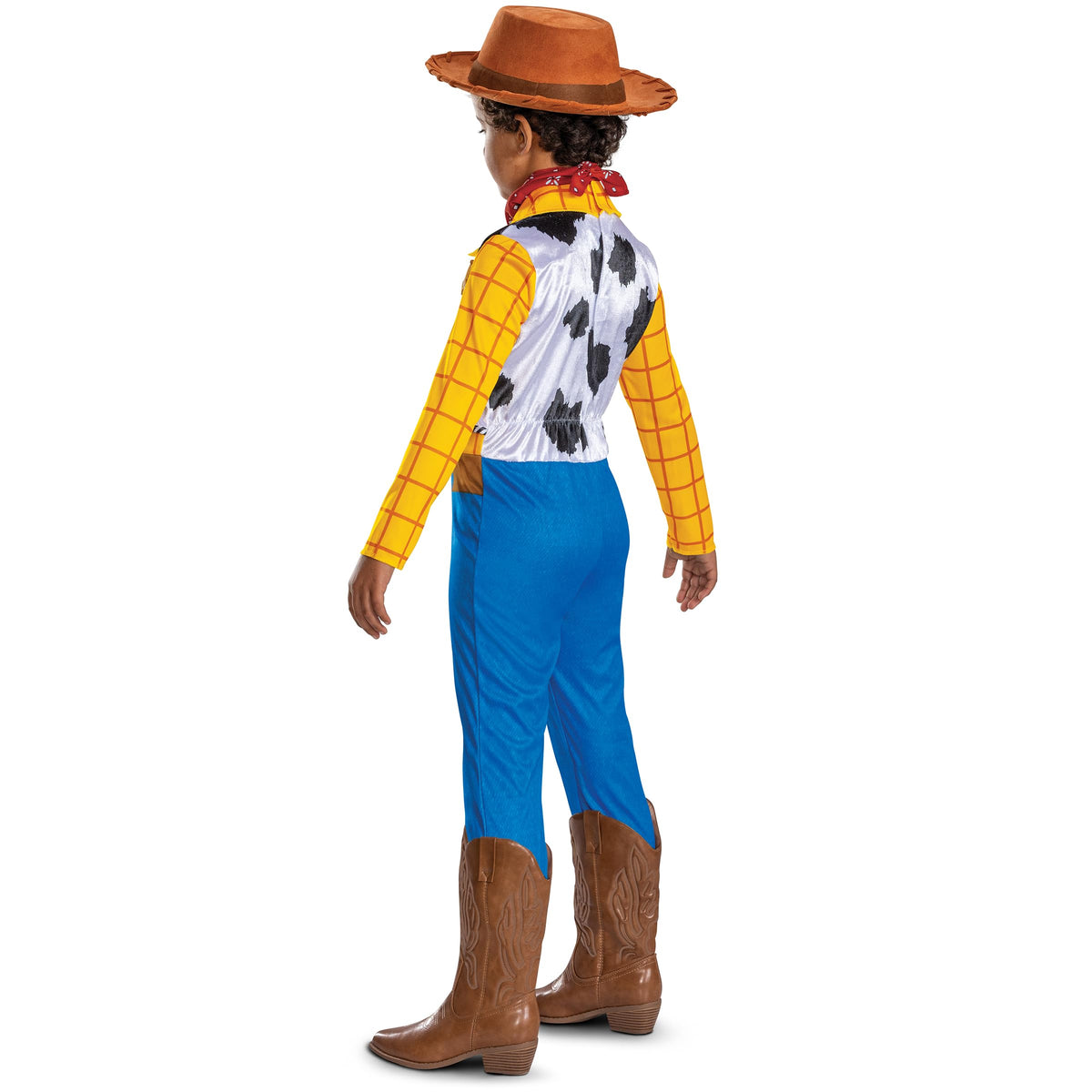 Disney Toy Story Deluxe Woody Costume, Official Boys Halloween Dress Up Outfit, Size (7-8)