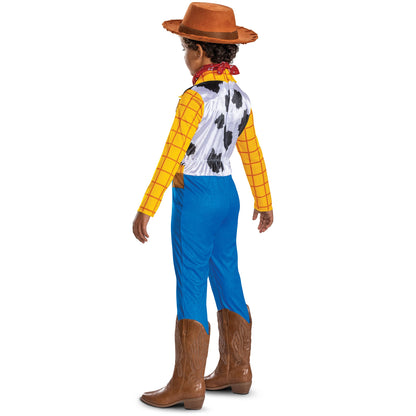 Costume de luxe Woody Toy Story de Disney, tenue de déguisement officielle d'Halloween pour garçon, taille (3T-4T)