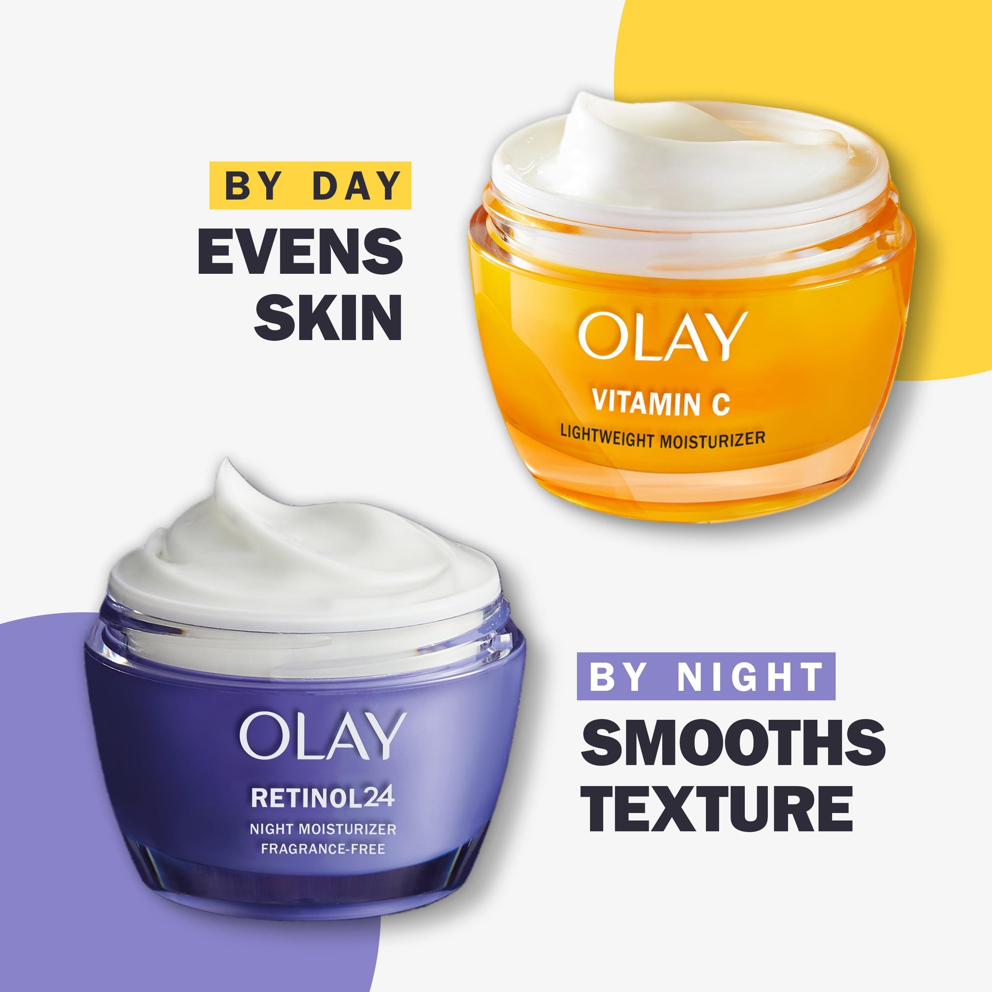 Olay Retinol 24 Face Moisturizer, Anti-Aging Night Cream for Women, Fragrance-Free, Non Greasy - Anti-Wrinkle, Smooth Fine Lines, Tightening, Hydrating Skin Care - Peptides, Glycerin, 50 mL Olay