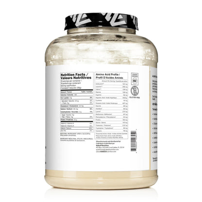 NAKED WHEY 5LB 100% Grass Fed Whey Protein Powder - 1 Undenatured, Bulk, Unflavored - GMO, Soy, and Gluten Free - No Preservatives - Stimulate Muscle Growth - Enhance Recovery - 76 Servings