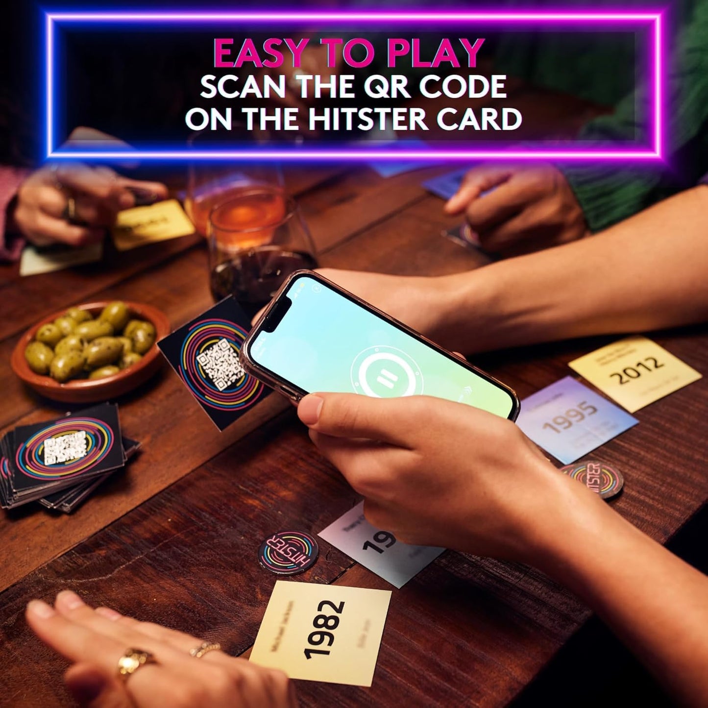 HITSTER - 100% Franco - The Musical Party Game - The Ultimate French Music Trivia Party Game for Adults and Families - 2 to 10 Players Ages 16+