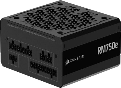 CORSAIR RM750e (2025) Fully Modular Low-Noise ATX Power Supply with 12V-2x6 Cable – ATX 3.1 & PCIe 5.1 Compliant, Cybenetics Gold Efficiency, 105°C-Rated Capacitors, Modern Standby Mode – Black 🍁 All In One Marketplace Canada