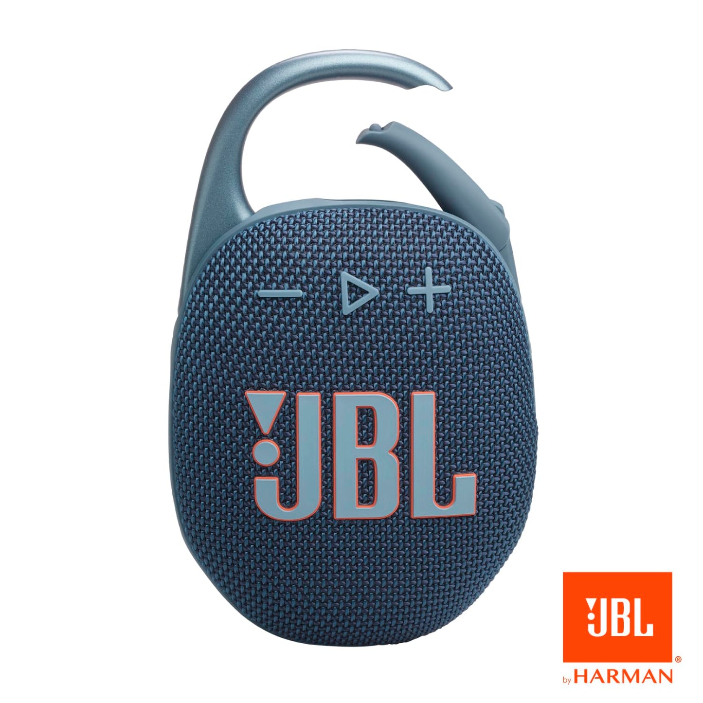 JBL Clip 5 - Ultra-Portable, Waterproof and Dustproof Bluetooth Speaker, Integrated Carabiner, Up to 12 Hours of Play, Made in Part with Recycled Materials (Blue)
