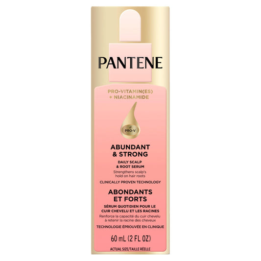 Pantene Abundant & Strong Daily Scalp Serum, Strengthens Scalp’s Hold on Roots, 60 ml - Available at All In One Marketplace Canada