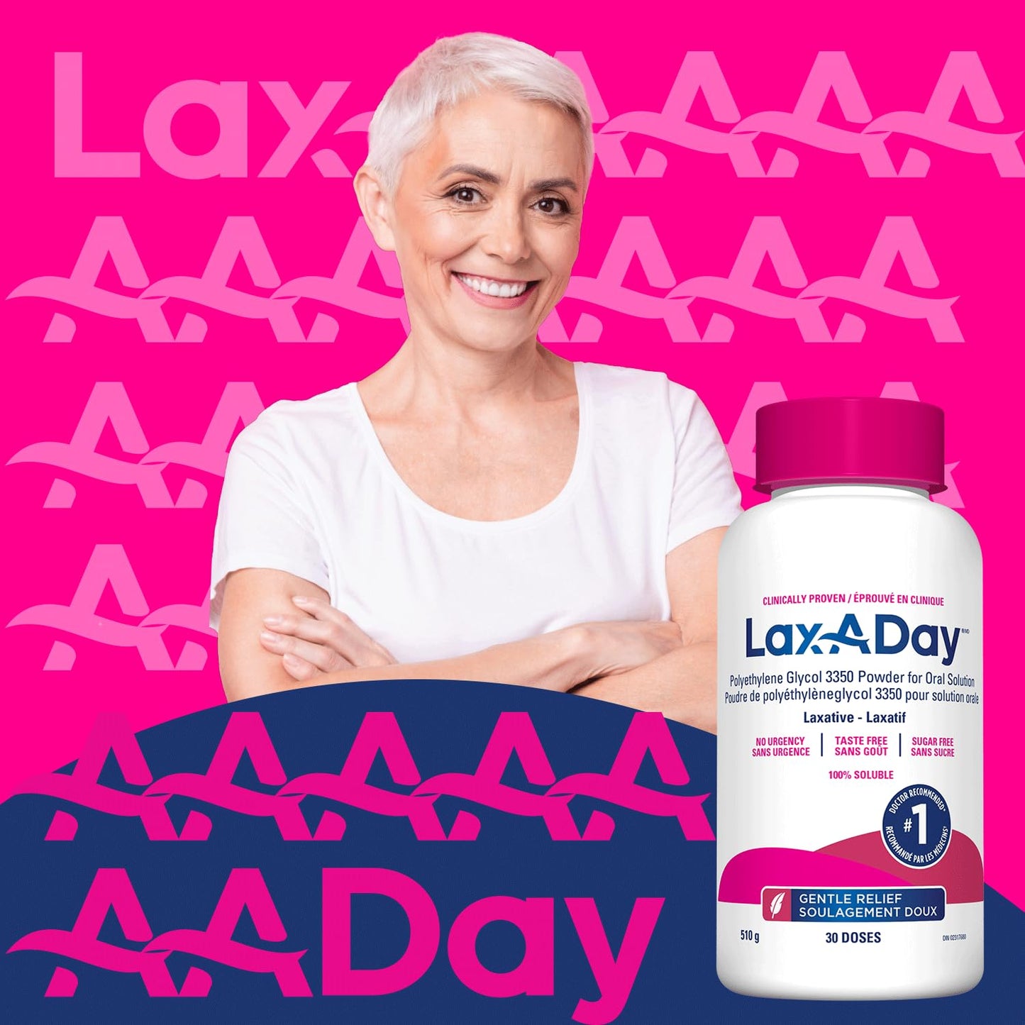 Lax-A-Day Powder Laxative for Occasional Constipation Relief, 30 Doses 🍁 All In One Marketplace Canada