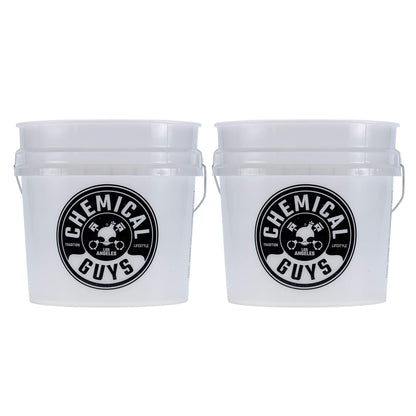 Chemical Guys Heavy Duty Ultra Clear Detailing Bucket for Cars, Trucks, SUVs, Motorcycles, RVs & More, 4.25 Gallon (2 Pack) 🍁 All In One Marketplace Canada