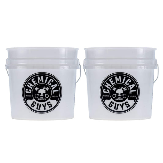 Chemical Guys Heavy Duty Ultra Clear Detailing Bucket for Cars, Trucks, SUVs, Motorcycles, RVs & More, 4.25 Gallon (2 Pack) 🍁 All In One Marketplace Canada Chemical Guys