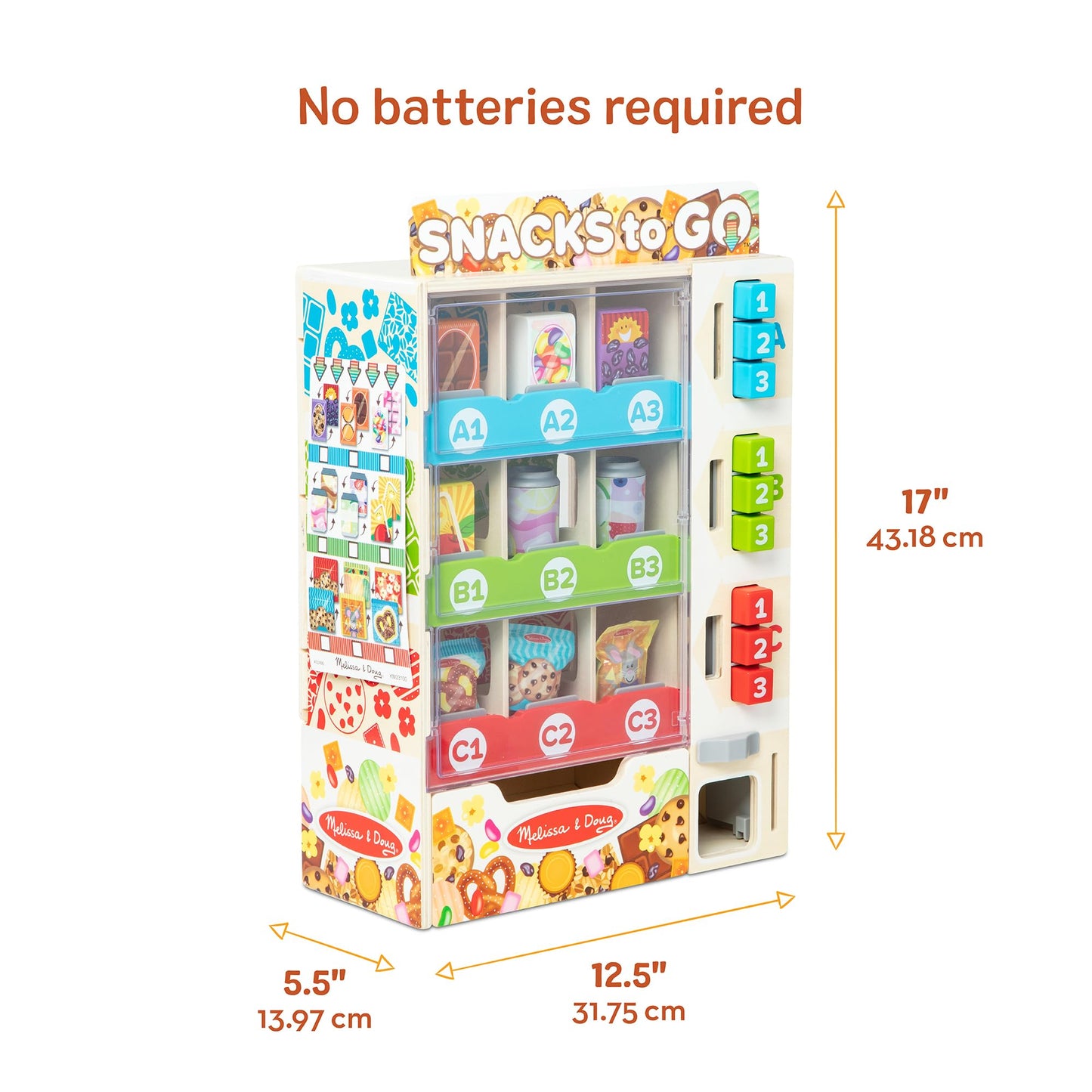 Melissa & Doug Wooden Vending Machine Play Set Melissa & Doug