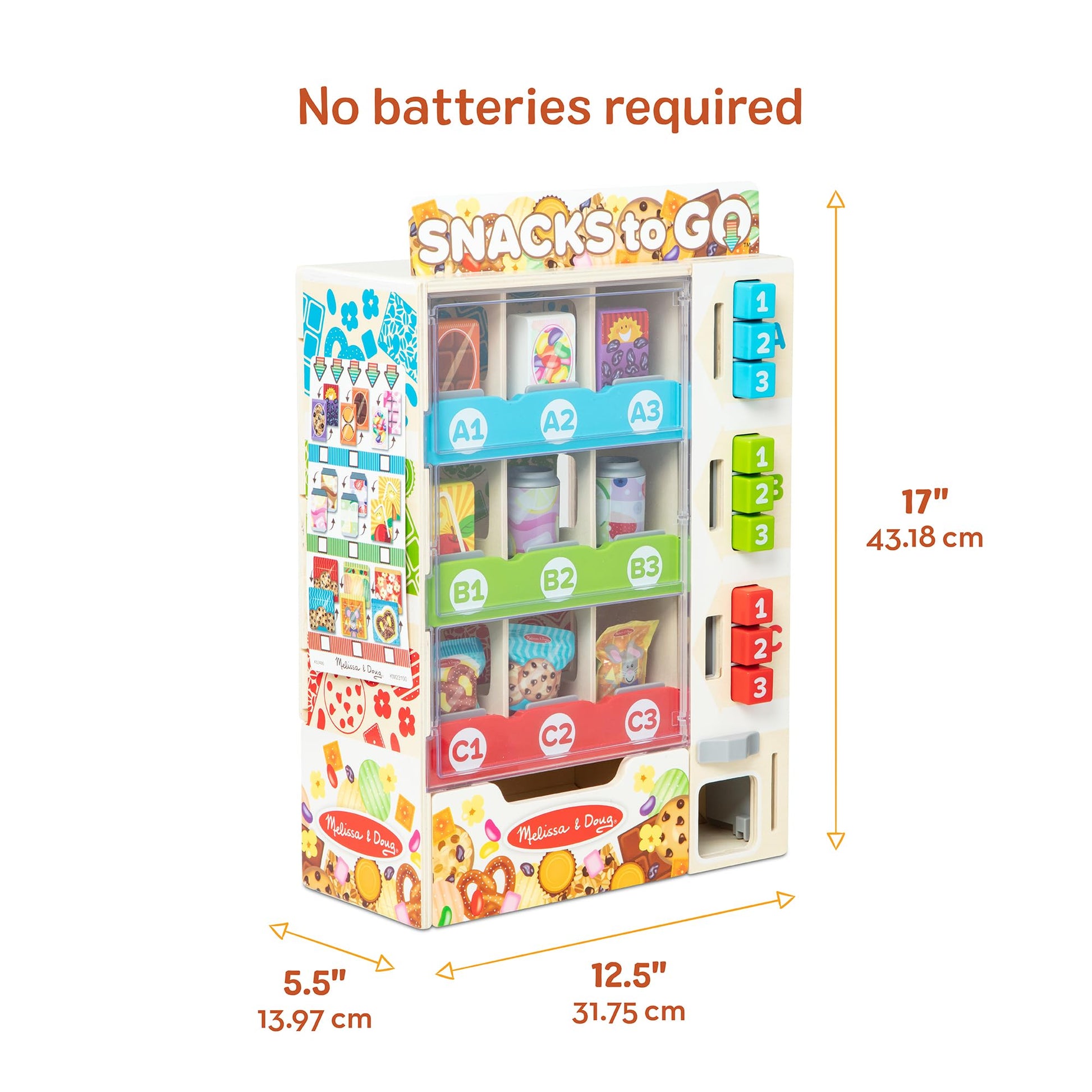 Melissa & Doug Wooden Vending Machine Play Set Melissa & Doug
