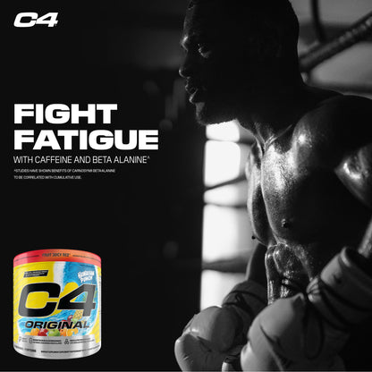 Cellucor C4 Original Pre Workout Powder - Sugar Free Preworkout Energy for Men & Women - 150mg Caffeine, Beta Alanine, Creatine - Hawaiian Punch Fruit Juicy Red, 30 Servings Cellucor