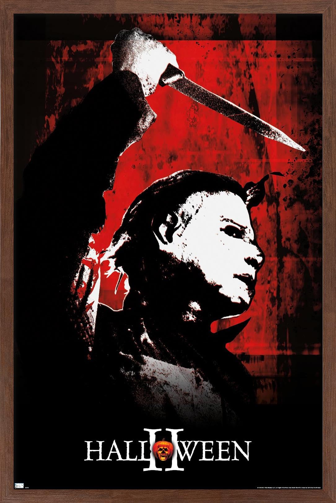 Halloween II - Affiche Murale Rouge