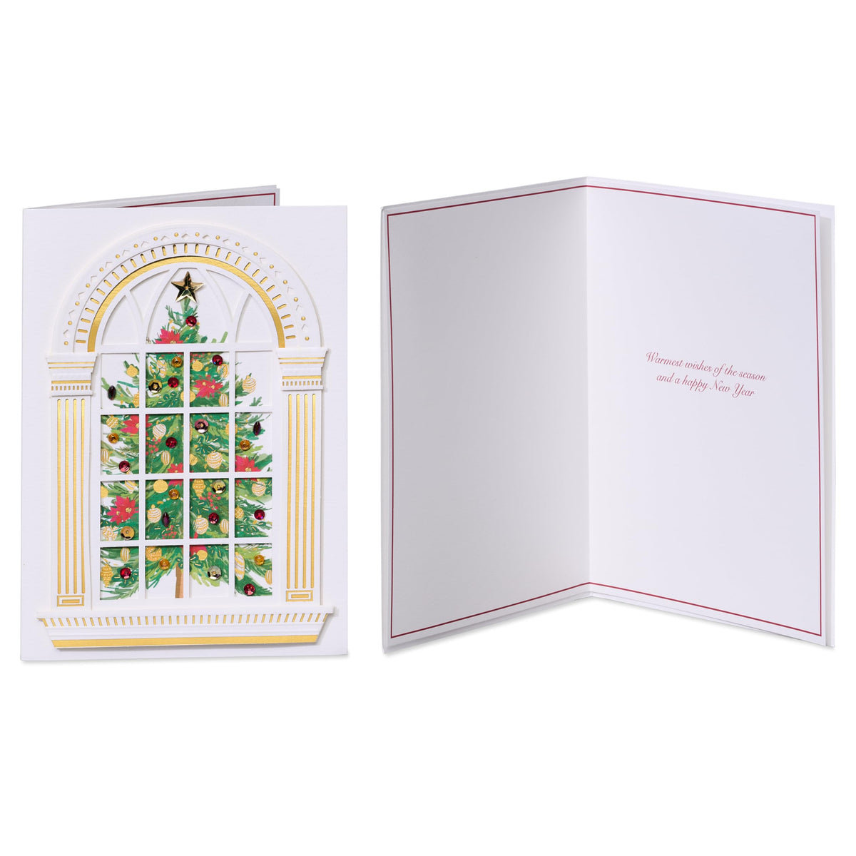 Assortiment de cartes de vœux Papyrus pour toutes les occasions avec boîte décorative, lot de 6 (Saint-Valentin, fête des Mères, fête des Pères, action de grâce, Halloween, Noël)